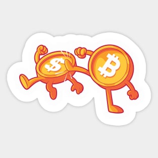 Money Fight! Sticker